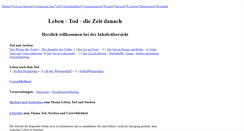 Desktop Screenshot of leben-tod.de